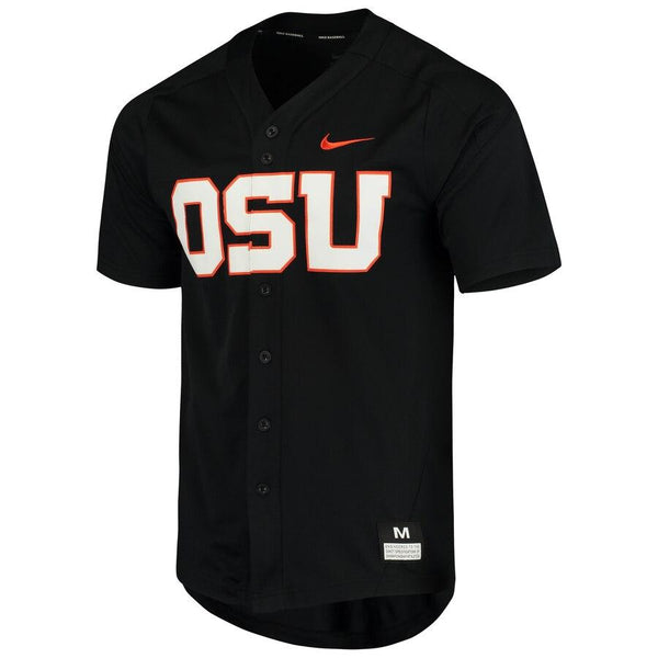 Oregon State Beavers Vapor Untouchable Elite Full-Button Replica Baseball Jersey - Black 2019