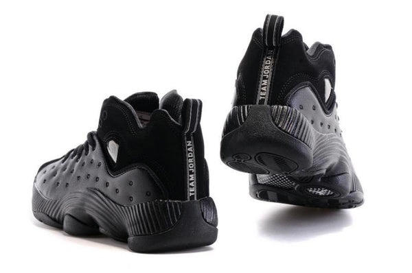 Nike Air Jordan Jumpman Team II All Black Shoes Basketball Men Size US 7 - 13