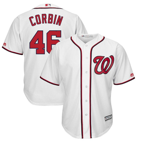 Patrick Corbin Washington Nationals Majestic Home Cool Base Player Jersey - White 2019