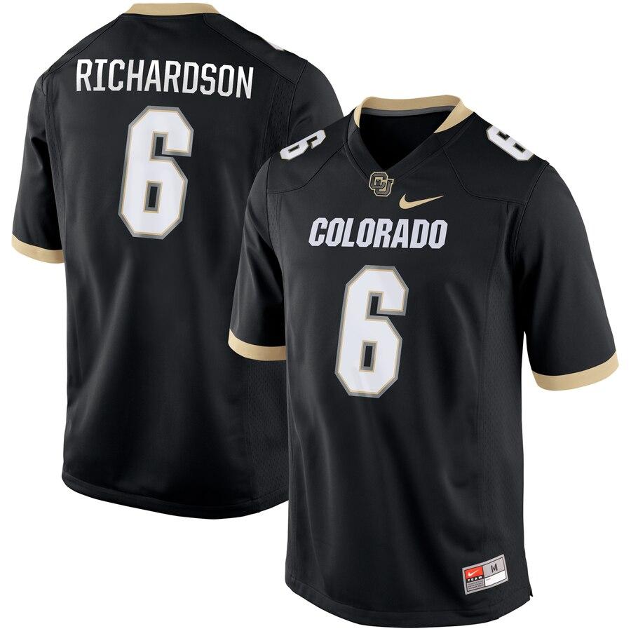 Paul Richardson Colorado Buffaloes Game Jersey – Black 2019