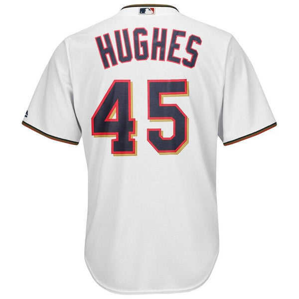 Phil Hughes Minnesota Twins Majestic Cool Base Player Jersey - White 2019