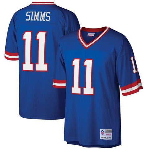 Phil Simms New York Giants Mitchell &amp; Ness Retired Player Vintage Replica Jersey - Royal Blue 2019