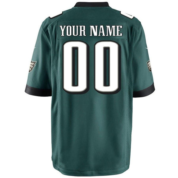 Philadelphia Eagles Custom Game Jersey - Midnight Green 2019