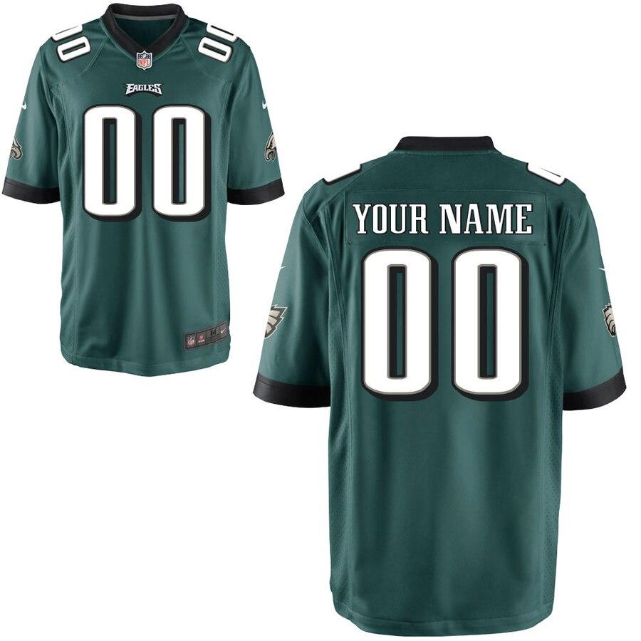 Philadelphia Eagles Custom Team Color - Game Jersey – Midnight Green 2019