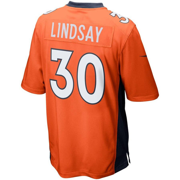 Phillip Lindsay Denver Broncos Player Game Jersey – Orange 2019