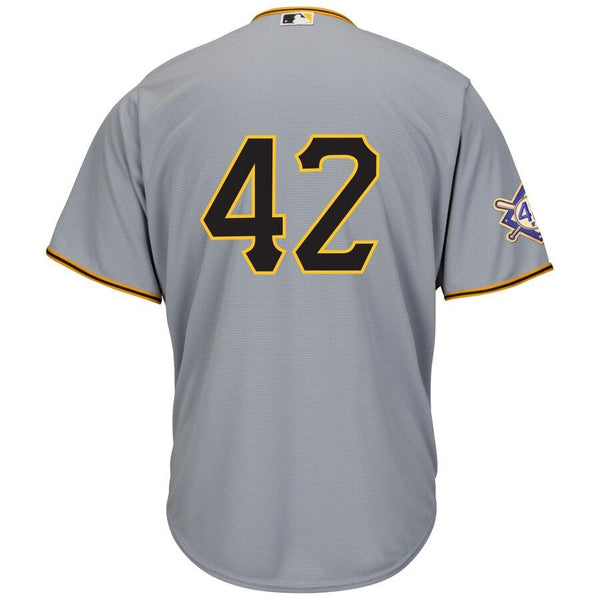 Pittsburgh Pirates Majestic 2019 Jackie Robinson Day Official Cool Base Jersey – Gray 2019