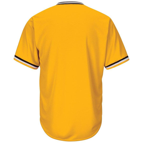 Pittsburgh Pirates Majestic Official Cool Base Team Jersey - Gold 2019