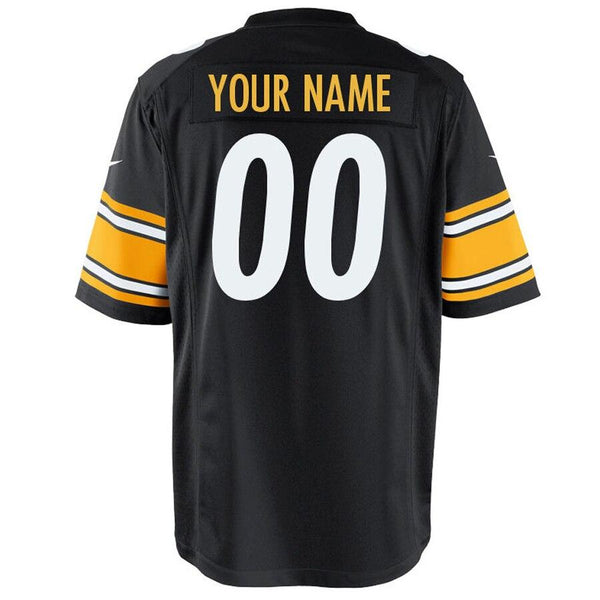 Pittsburgh Steelers Custom Game Jersey - Black 2019