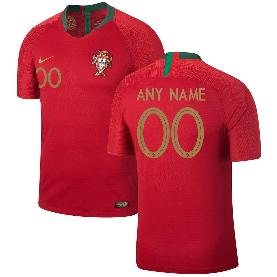 Portugal National Team Home Vapor Match Custom Jersey – Red 2019