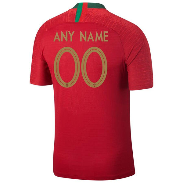Portugal National Team Home Vapor Match Custom Jersey – Red 2019