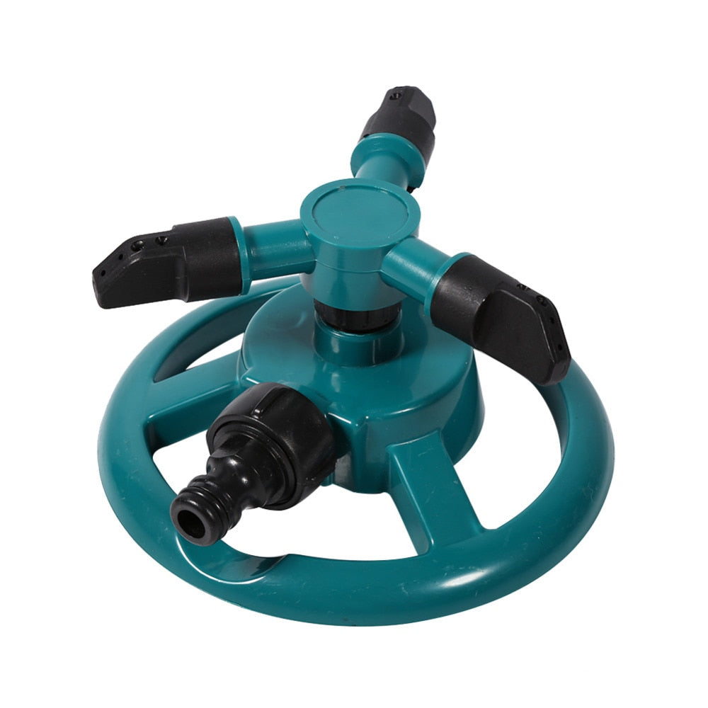 Three Arm Garden Sprinkler Watering Head Lawn 3 Nozzle Water Sprinkler Garden Sprinklers Water Durable Rotary