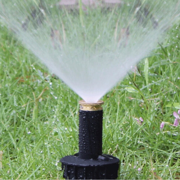 360 Degree Pop up Sprinklers Plastic Lawn Watering Sprinkler Head Adjustable Garden Spray Nozzle 1/2" Female Thread 1 Pc