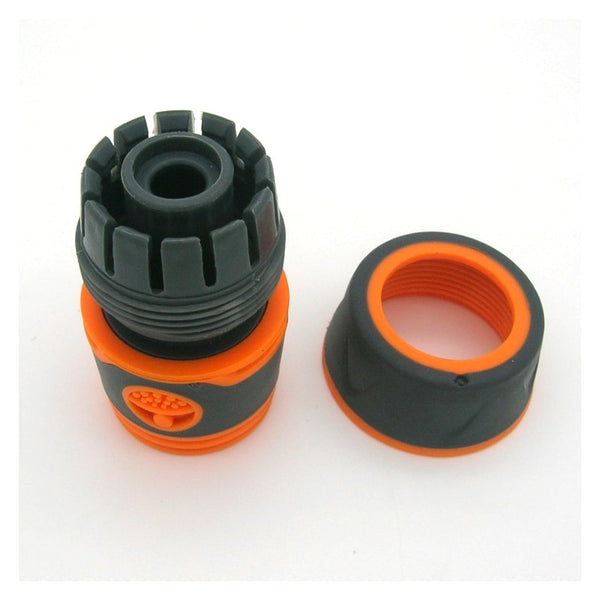 Durable Water Sprinkle 3/4" Water Hose Connector Pipe Adaptor Water Tap Hose Pipe Fitting Set connector with Rubber Material