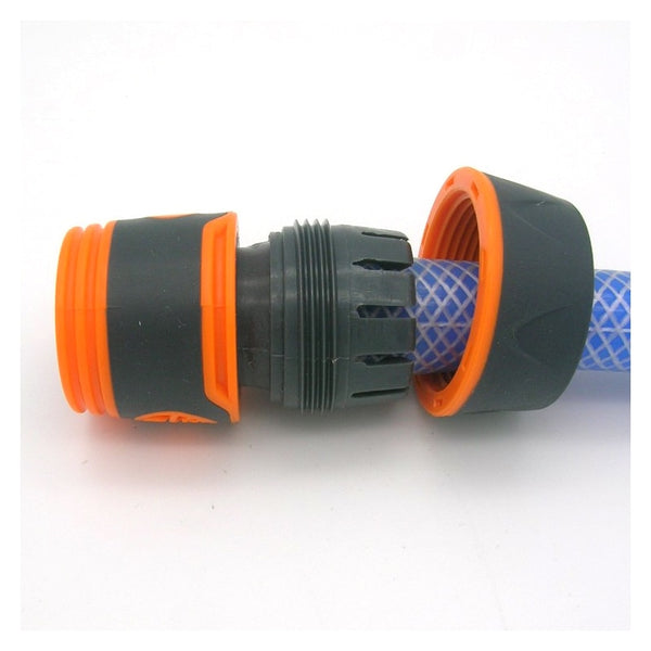 Durable Water Sprinkle 3/4" Water Hose Connector Pipe Adaptor Water Tap Hose Pipe Fitting Set connector with Rubber Material
