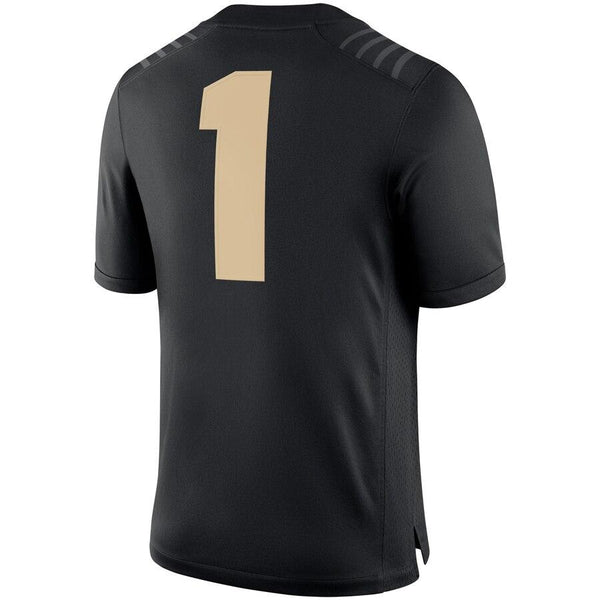 Purdue Boilermakers Game Football Jersey – Black 2019