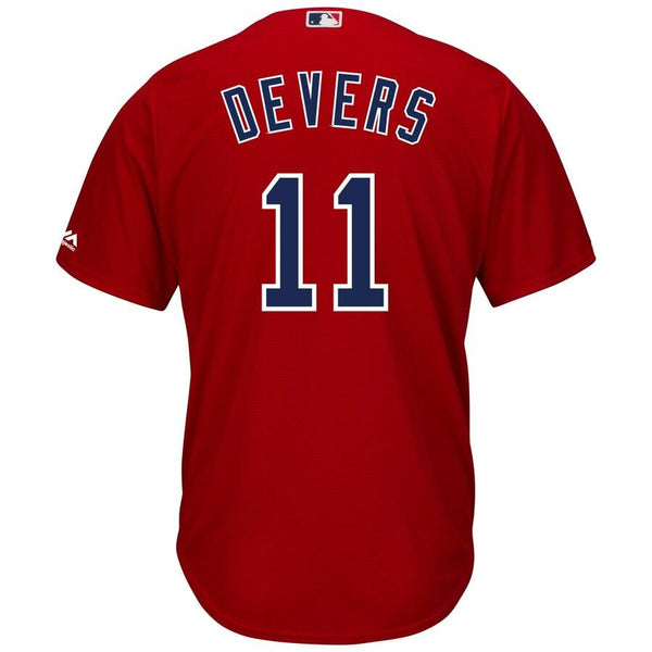 Rafael Devers Boston Red Sox Majestic Alternate Official Cool Base Player Jersey - Scarlet 2019