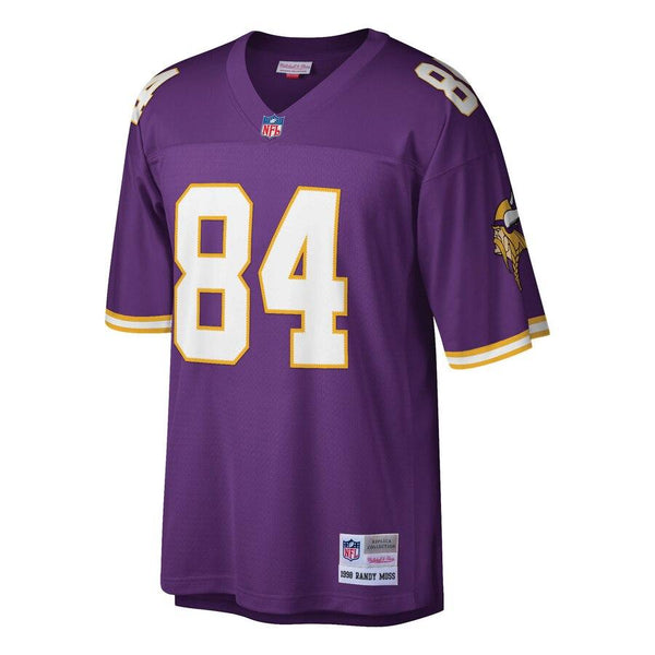 Randy Moss Minnesota Vikings Mitchell &amp; Ness 1998 Retired Player Replica Jersey - Purple 2019
