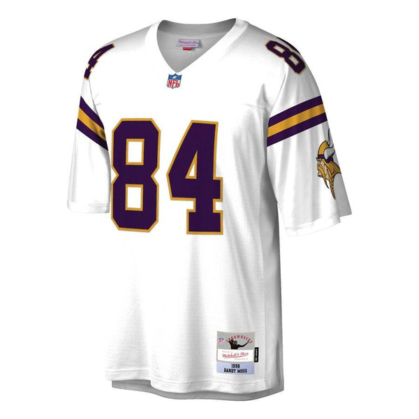 Randy Moss Minnesota Vikings Mitchell &amp; Ness 1998 Retired Player Replica Jersey - White 2019