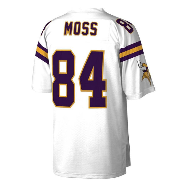 Randy Moss Minnesota Vikings Mitchell &amp; Ness 1998 Retired Player Replica Jersey - White 2019