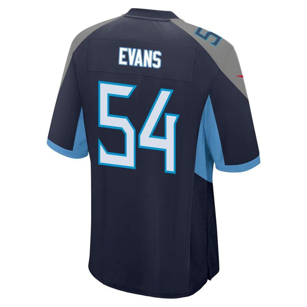 Rashaan Evans Tennessee Titans Game Jersey – Navy 2019