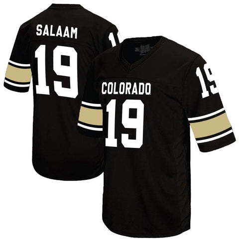Rashaan Salaam Colorado Buffaloes Original Retro Brand Throwback Replica Jersey - Black 2019