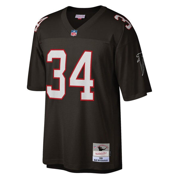 Ray Buchanan Atlanta Falcons Mitchell &amp; Ness 1998 Retired Player Replica Jersey - Black 2019
