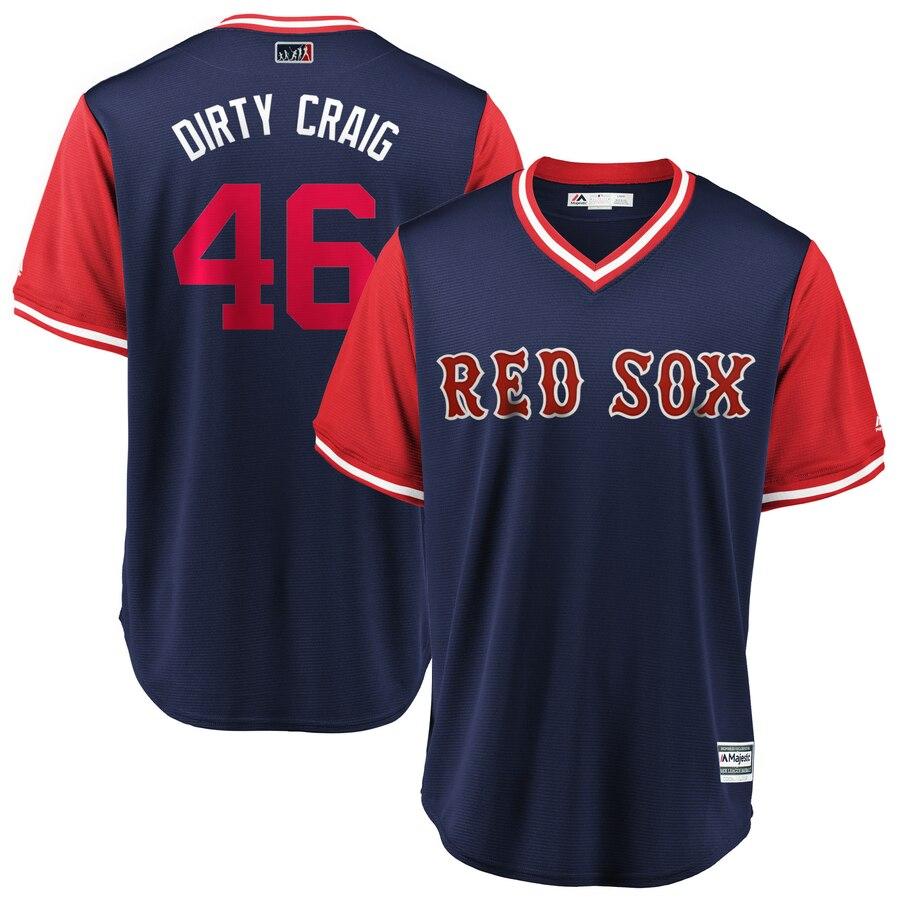 Craig Kimbrel "Dirty Craig" Boston Red Sox Majestic Players' Weekend Cool Base Jersey – Navy/Red 2019