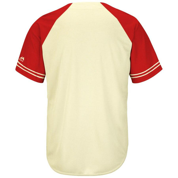 Boston Red Sox Majestic Cool Base Ivory Fashion Team Jersey - Cream/Red 2019