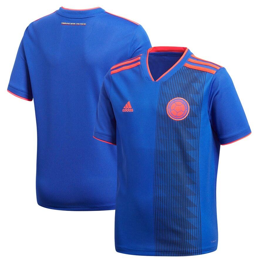 Colombia National Team Youth Away Replica Blank Jersey – Blue/Red 2019