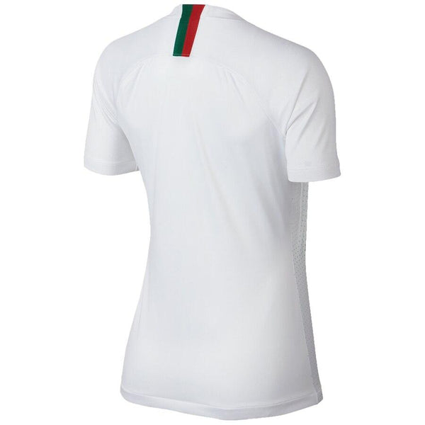 Portugal National Team Women's Away Replica Stadium Blank Jersey – White/Red 2019