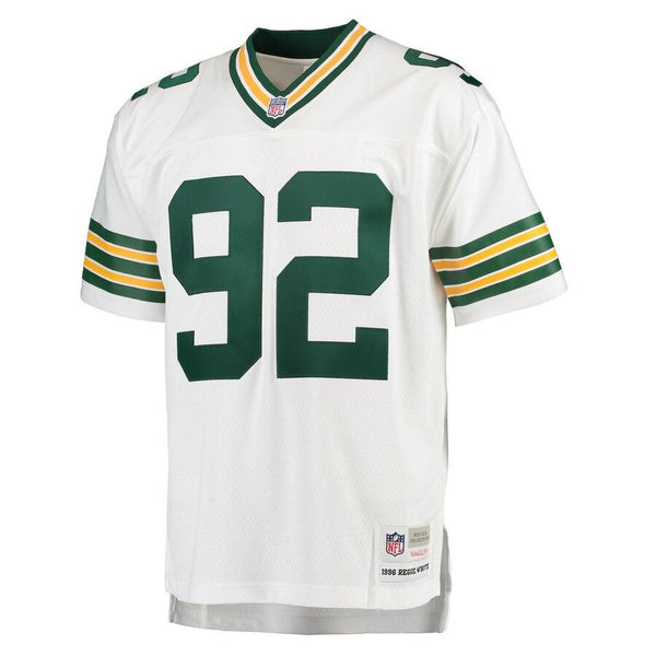 Reggie White Green Bay Packers Mitchell &amp; Ness 1996 Replica Retired Player Jersey - White 2019