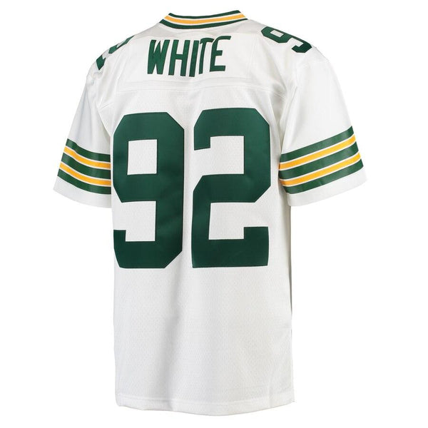 Reggie White Green Bay Packers Mitchell &amp; Ness 1996 Replica Retired Player Jersey - White 2019