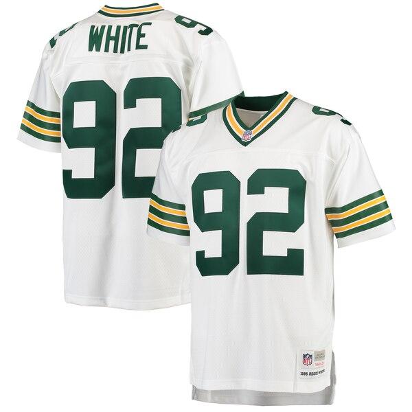 Reggie White Green Bay Packers Mitchell &amp; Ness 1996 Replica Retired Player Jersey - White 2019