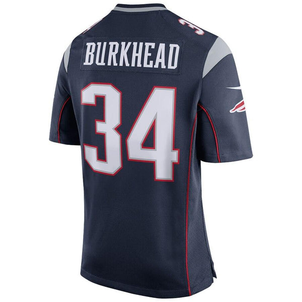 Rex Burkhead New England Patriots Game Jersey - Navy 2019
