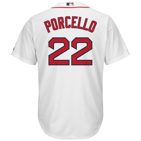Rick Porcello Boston Red Sox Majestic Home Cool Base Replica Player Jersey - White 2019