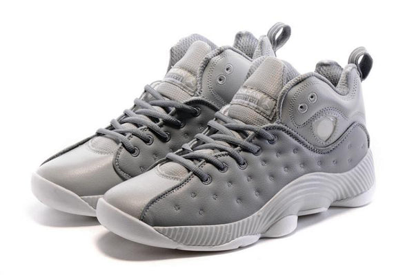 Nike Air Jordan Jumpman Team II Grey Shoes Basketball Men Size US 7 - 13