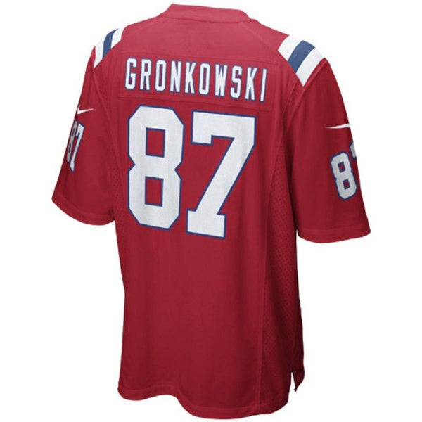 Rob Gronkowski New England Patriots Alternate Game Jersey - Red 2019
