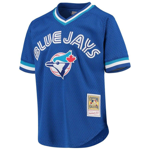 Roberto Alomar Toronto Blue Jays Mitchell &amp; Ness Youth Cooperstown Collection Mesh Batting Practice Jersey – Royal 2019