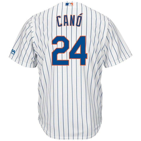 Robinson Cano New York Mets Majestic Home Cool Base Player Jersey – White/Royal 2019