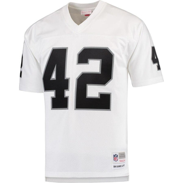 Ronnie Lott Oakland Raiders Mitchell &amp; Ness 1991 Replica Retired Player Jersey - White 2019