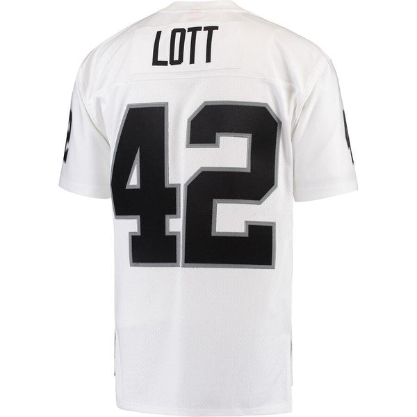 Ronnie Lott Oakland Raiders Mitchell &amp; Ness 1991 Replica Retired Player Jersey - White 2019