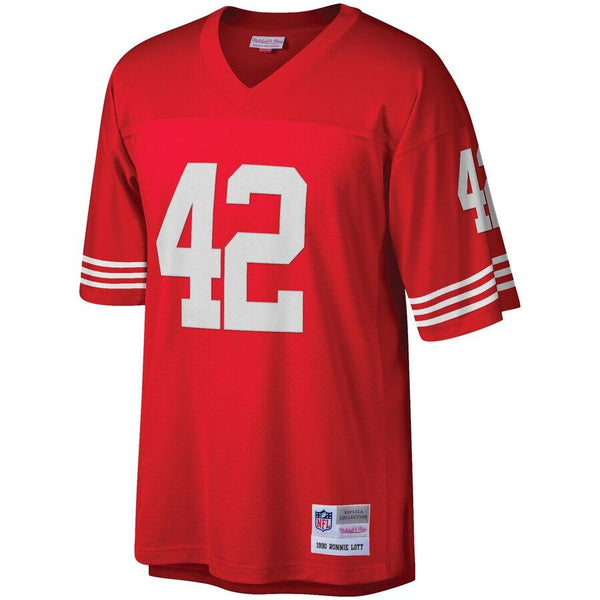 Ronnie Lott San Francisco 49ers Mitchell &amp; Ness Retired Player Vintage Replica Jersey - Scarlet 2019