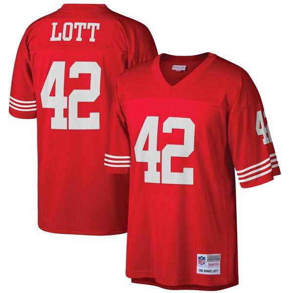 Ronnie Lott San Francisco 49ers Mitchell &amp; Ness Retired Player Vintage Replica Jersey - Scarlet 2019