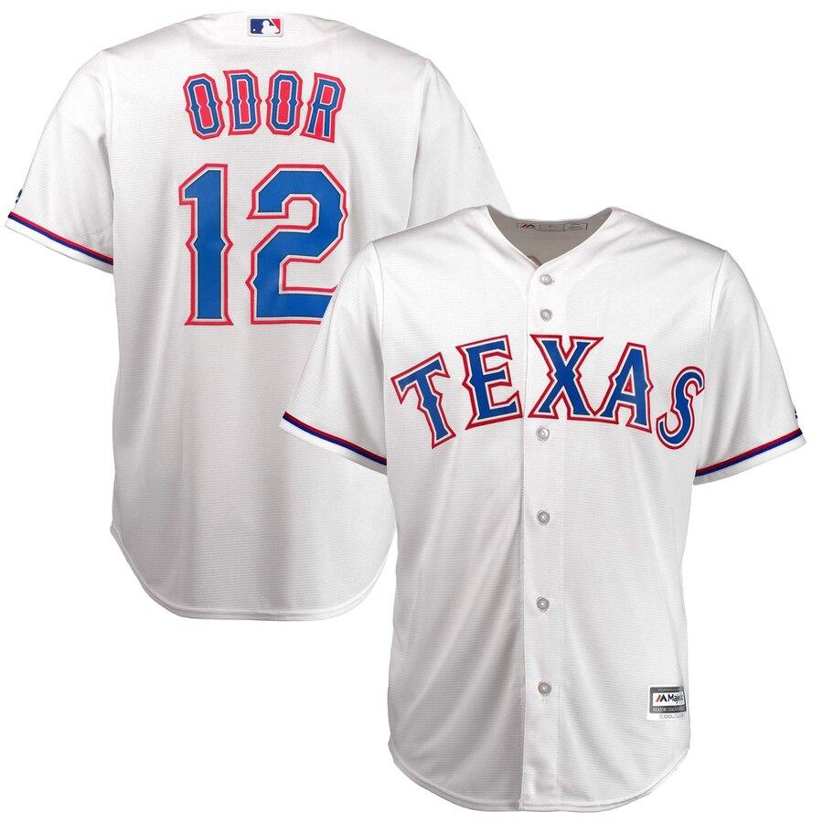 Rougned Odor Texas Rangers Majestic Cool Base Player Jersey - White 2019