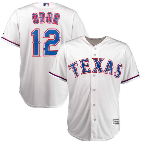 Rougned Odor Texas Rangers Majestic Cool Base Player Jersey - White 2019