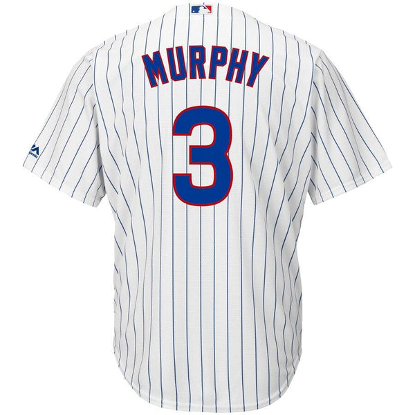 Daniel Murphy Chicago Cubs Majestic Home Official Cool Base Player Jersey - White/Royal 2019