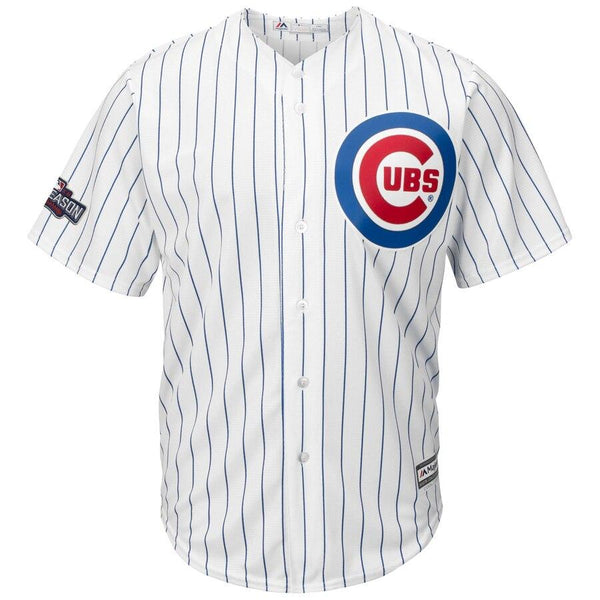 Jake Arrieta Chicago Cubs Majestic Home 2016 Postseason Patch Cool Base Player Jersey - White/Royal 2019