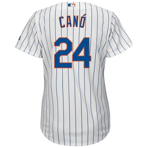 Robinson Cano New York Mets Majestic Women's Home Cool Base Player Jersey - White/Royal 2019