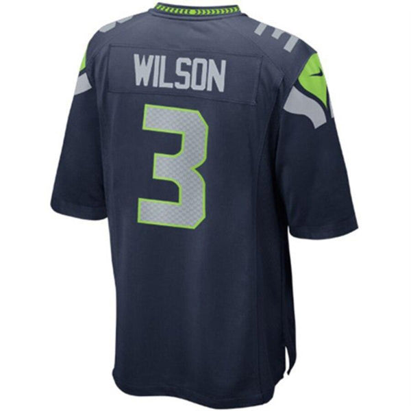 Russell Wilson Seattle Seahawks Youth Team Color Game Jersey - College Navy 2019