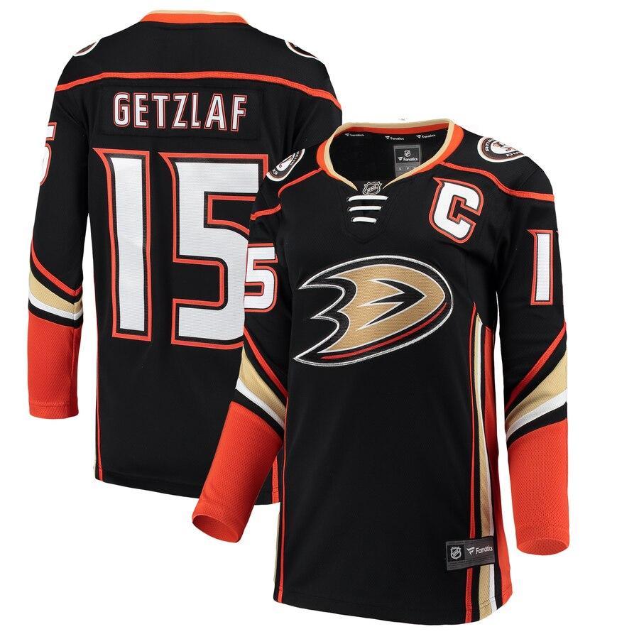 Ryan Getzlaf Anaheim Ducks Women's Home Breakaway Player Jersey - Black 2019